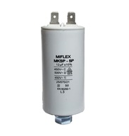 Štartovací kondenzátor motora 12uF 450V MIFLEX s. Štartovací kondenzátor motora 12uF 450V MIFLEX s.