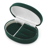 Zelené puzdro na snubné prstene, prstene, náušnice