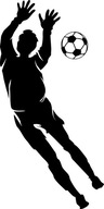 Nálepka na stenu FUTBAL do detskej izby chlapca 50 cm Nálepka na stenu FUTBAL do detskej izby chlapca 50 cm