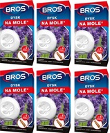 ODEVNÝ DISK Z MOLÍ LAVENDER x 6 ks BROS SET