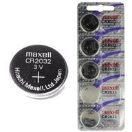 CR2032 Maxell lítiová batéria základnej dosky 5ks.