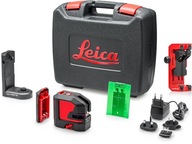 Zelený krížový čiarový laser Leica Lino L2G