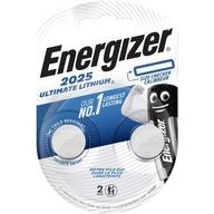 2x ENERGIZER CR2025 Ultimate Lithium 3V batéria