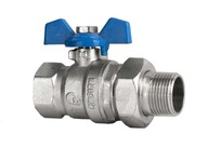 Guľový ventil s polovičnými skrutkami. 5/4'' dn32 pre kotol 123 Guľový ventil s polovičnými skrutkami. 5/4'' dn32 pre kotol 123