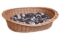 Lehátko pre psa prútené lehátko S VANKÚŠOM 80 cm Lehátko pre psa prútené lehátko S VANKÚŠOM 80 cm
