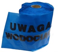 Modrá páska s oceľovou vložkou VODA 20cm x 50 m