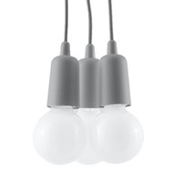 Detská stropná závesná lampa DIEGO šedá SOLLUX Detská stropná závesná lampa DIEGO šedá SOLLUX