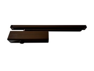 Koľajnicový zatvárač dverí pre dvere max 950 mm, hnedý Koľajnicový zatvárač dverí pre dvere max 950 mm, hnedý