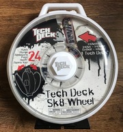 Púzdro TECH DECK SK8, okrúhle, biele a 1 hmatník