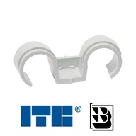 FPD dvojitý držiak na inštalačné rúrky 16-19mm 100 ks. FPD dvojitý držiak na inštalačné rúrky 16-19mm 100 ks.