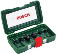 Sada 6ks fréz, fréza BOSCH na drevo 6mm Sada 6ks fréz, fréza BOSCH na drevo 6mm