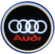 LOGO LED SVETLÁ DVERÍ AUDI Q3 Q5 Q7 A3 A4 A6 A8 LOGO LED SVETLÁ DVERÍ AUDI Q3 Q5 Q7 A3 A4 A6 A8