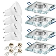 4x KW GU10 10W pevné sklenené halogénové svietidlo 4x KW GU10 10W pevné sklenené halogénové svietidlo