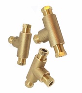 Medený TEE 8 mm konektor z medenej rúrky Medený TEE 8 mm konektor z medenej rúrky