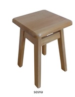 SOLID drevená taburetka 45cm BOROVIA stolička, taburetka do kuchyne ako darček SOLID drevená taburetka 45cm BOROVIA stolička, taburetka do kuchyne ako darček