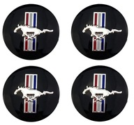 Sada 4 ks FORD MUSTANG Stredové krytky Logo ráfiky 56MM Sada 4 ks FORD MUSTANG Stredové krytky Logo ráfiky 56MM