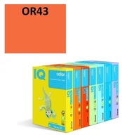 IQ kopírovací papier A4 80g / 500 listov. OR43 oranžová