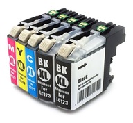 Atrament pre Brother LC123 DCP-J132W DCP-J152W NOVÝ CHIP Atrament pre Brother LC123 DCP-J132W DCP-J152W NOVÝ CHIP