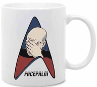 Star trek Startrek facepalm picard, hrnček Star trek Startrek facepalm picard, hrnček