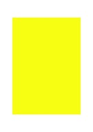 Magnetická fólia list 0,6 žltá A4