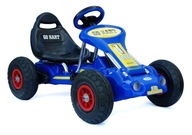 G-KART NA PEDÁLOCH #JADRO 3-6 rokov PUMPAČNÉ KOLESÁ MODRÉ 4KiDS