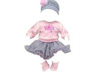 detské oblečenie BABY bábika BOBAS BORN šaty JACKET 308