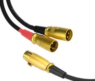 Kábel 2x XLR (M) - XLR (Ż) Klotz 5m