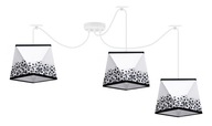 Závesná lampa Spider, nastaviteľný luster MUNDIAL 3D, 3 ks. - môžete LED Závesná lampa Spider, nastaviteľný luster MUNDIAL 3D, 3 ks. - môžete LED