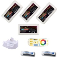 Mi-light RGB+CCT LED ovládanie 4x ovládač+diaľkový ovládač Mi-light RGB+CCT LED ovládanie 4x ovládač+diaľkový ovládač