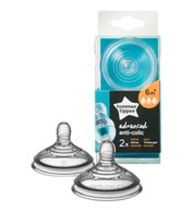 TOMMEE TIPPEE ANTI-COLIC cumlík QUICK 6M+ 2ks TOMMEE TIPPEE ANTI-COLIC cumlík QUICK 6M+ 2ks