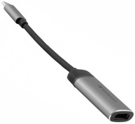Verbatim USB typ-C(M) - HDMI(F) adaptérový kábel 0,1m čierno-strieborný