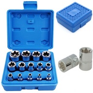 SADA VNÚTORNÝCH TORX ZÁSUVEK E4 E24 14 TORX KUSOV SADA VNÚTORNÝCH TORX ZÁSUVEK E4 E24 14 TORX KUSOV