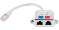 ADAPTÉR LAN SPLITTER 2x RJ45 FTP Splitter ADAPTÉR LAN SPLITTER 2x RJ45 FTP Splitter