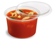 Nádoby na potraviny + pokrievka na polievku 500 ml 50 ks Nádoby na potraviny + pokrievka na polievku 500 ml 50 ks