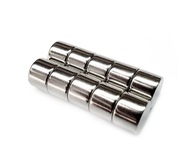 VALCOVÉ NEODYMOVÉ MAGNETY 8x8 8/8 mm 10 KS