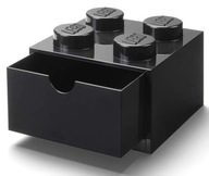 LEGO CONTAINER BRICK 4 ZÁSUVKA ČIERNA NA STOL LEGO CONTAINER BRICK 4 ZÁSUVKA ČIERNA NA STOL