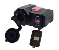 NABÍJAČKA DO AUTO ZÁSUVKY 2x USB VOLTMETER NABÍJAČKA DO AUTO ZÁSUVKY 2x USB VOLTMETER