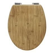 Univerzálne WC sedadlo s mäkkým zatváraním vyrobené z MDF Univerzálne WC sedadlo s mäkkým zatváraním vyrobené z MDF