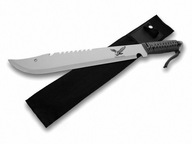 Veľký čierny mačetový nôž 50 cm kryt. N601