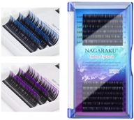 Nagaraku OMBRE mihalnice, farebné končeky D 0,07 10 mm Nagaraku OMBRE mihalnice, farebné končeky D 0,07 10 mm