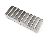 Neodymové magnety 25x10x5 mm 12 KS. MPŁ STRONG