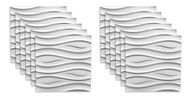 3D nástenné panely 60x60 OCEAN 12 ks = 4,32 m2