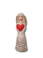 ANJEL ANJEL Gabi so srdcom Sadrová figúrka 23cm ANJEL ANJEL Gabi so srdcom Sadrová figúrka 23cm