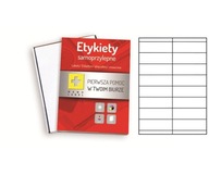 Samolepiace etikety A4 100 listov 105x33,8mm Samolepiace etikety A4 100 listov 105x33,8mm