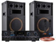 SOUND SOUND SYSTEM SET 1200W USB BLUETOOTH 5K + 2xMIK