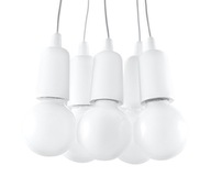 Detské závesné svietidlo DIEGO White 5 LED SOLLUX Detské závesné svietidlo DIEGO White 5 LED SOLLUX