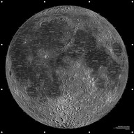 Veľká mapa Mesiaca - 150 cm