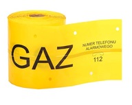 Žltá páska s vložkou z ocele GAZ, 20 cm x 50 m