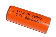 26650 6800 mAh 3,7V LI-ION batéria 26650 6800 mAh 3,7V LI-ION batéria