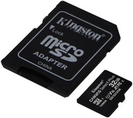 32GB microSD adaptér Kingston sdhc CL10 100/85MB/s